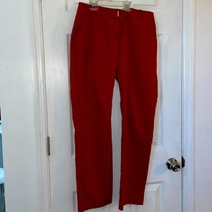 Red pants size 8